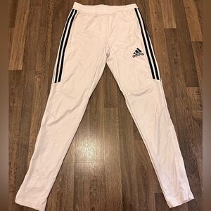 White Adidas jogging pants